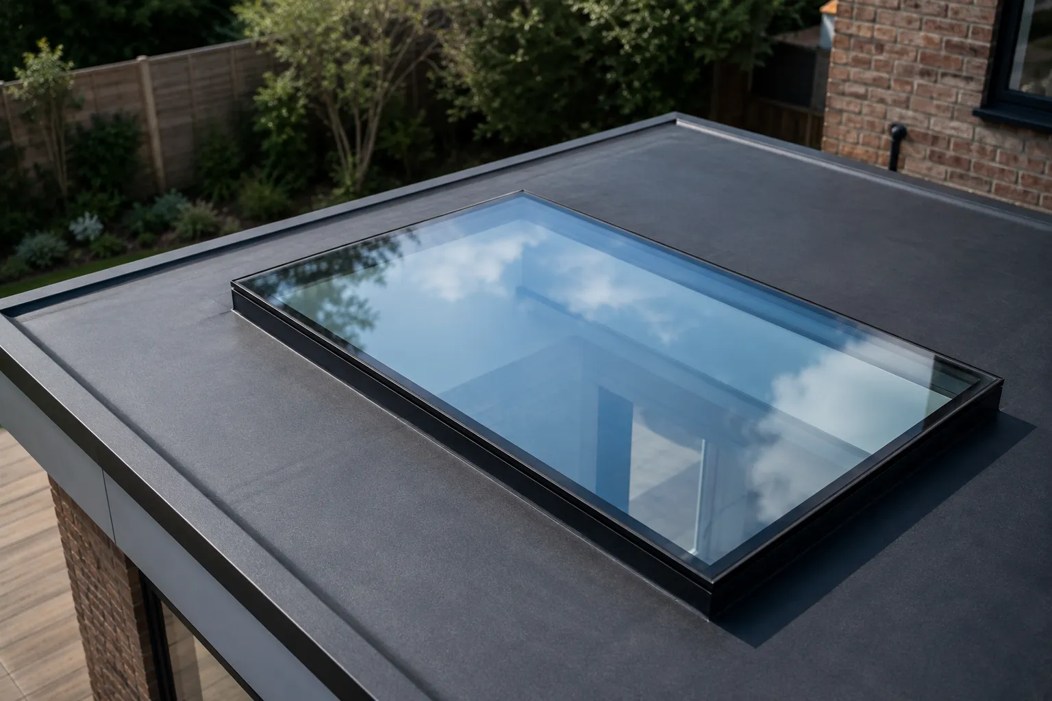 Flat roof skylight installation in Greater Manchester