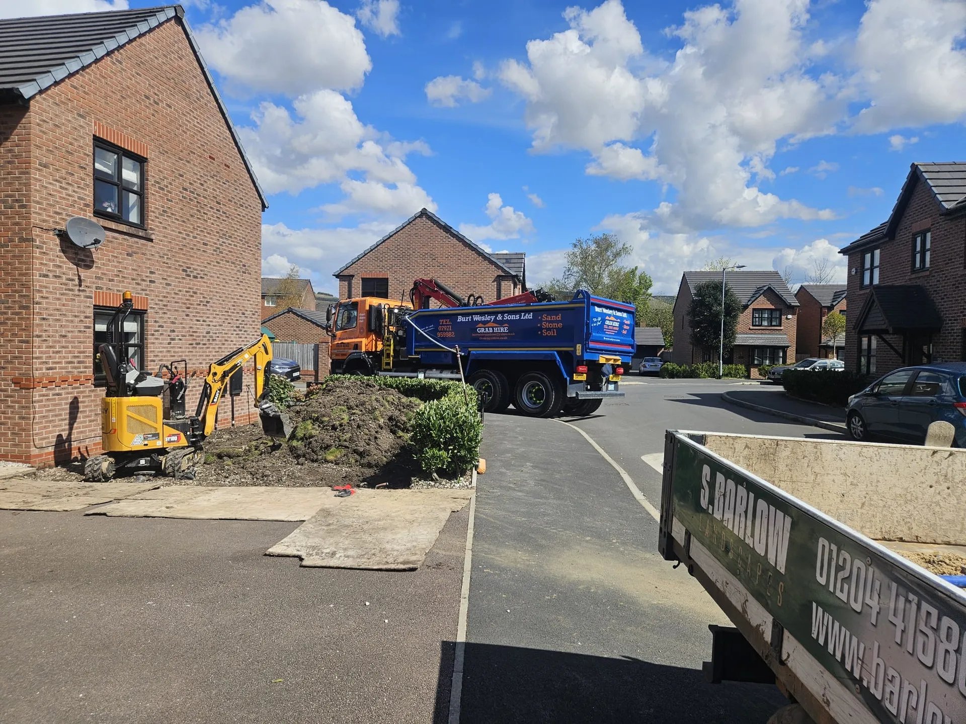 Professional excavation and ground preparation for artificial grass
