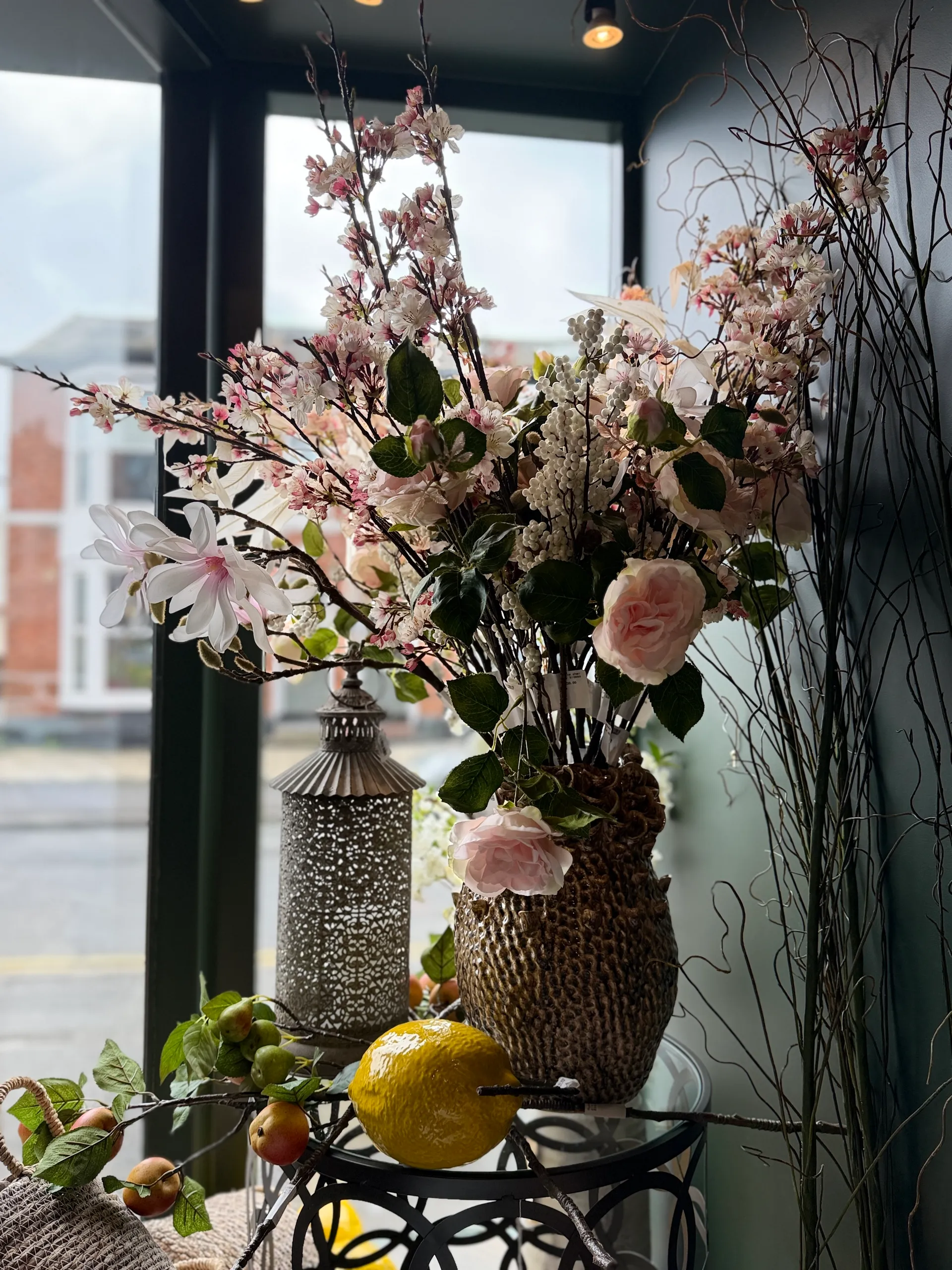 A beautifully styled interior scene featuring luxury homeware and decorative accessories.