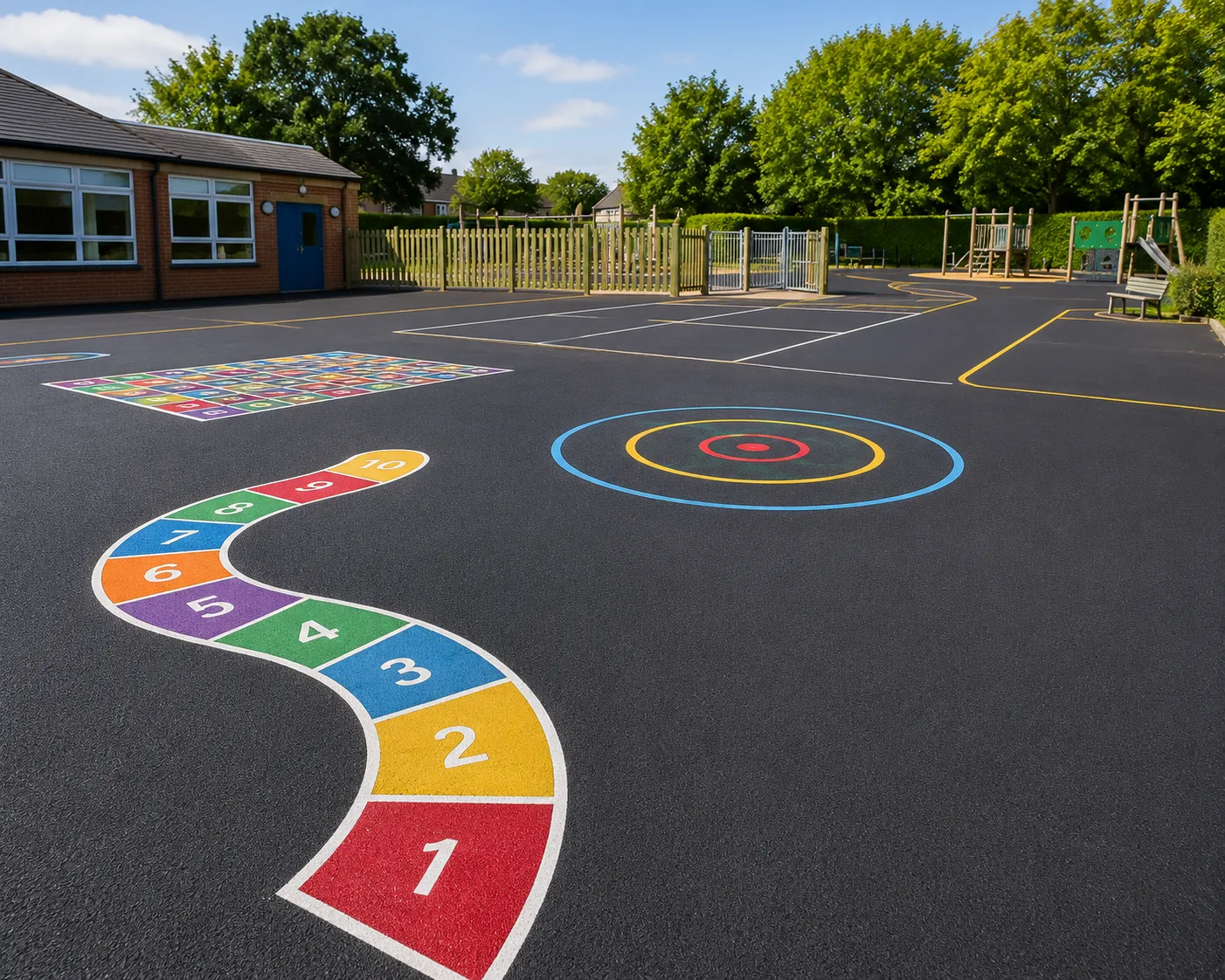 Asphalt flooring installation