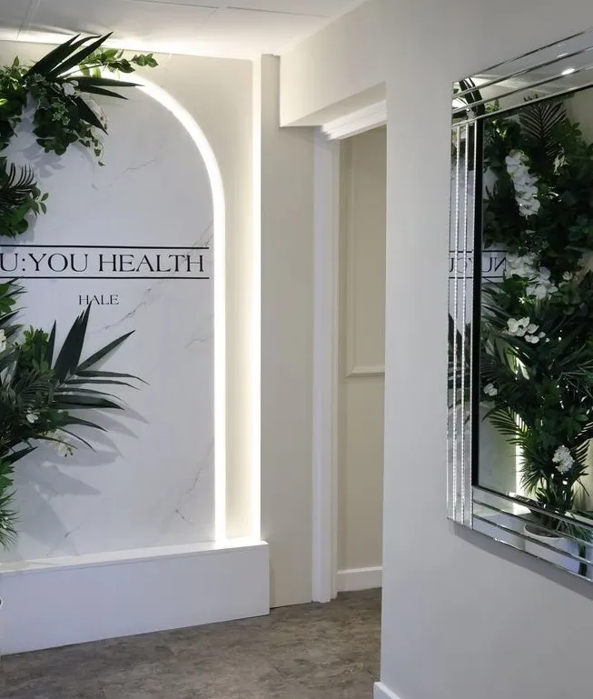Aesthetics and wellness clinic in Hale — treatment preparation in a luxury light medical setting
