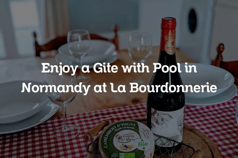 gite with pool in Normandy