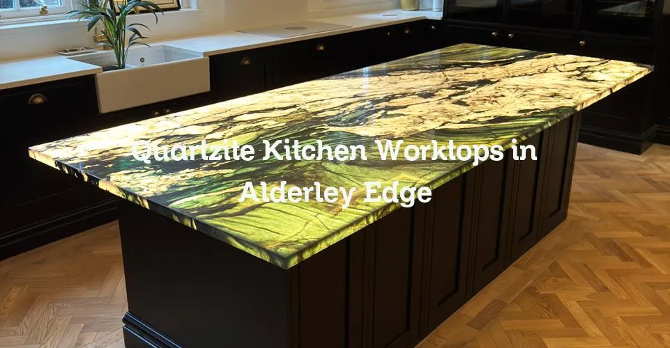 Quartzite Kitchen Worktops in Alderley Edge