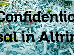 Secure Confidential Waste Disposal in Altrincham