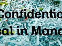 Confidential waste disposal Manchester